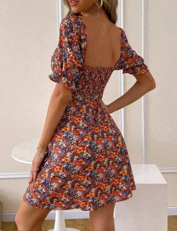 Rochie scurta SHEIN, floral, S