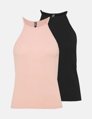 Set maiouri Pieces, roz/negru, M
