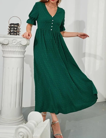 Rochie Lunga SHEIN, verde, M