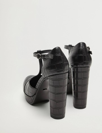 Pantofi Mango Violeta, negru, 39