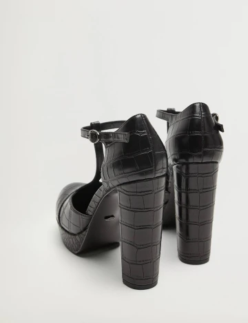 Pantofi Mango Violeta, negru, 39