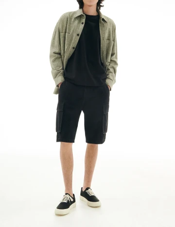 Pantaloni scurti Reserved, negru, 30