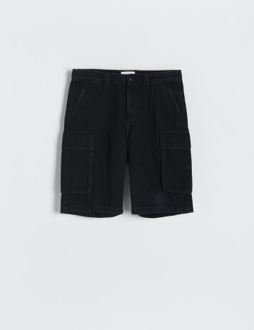 Pantaloni scurti Reserved, negru, 30