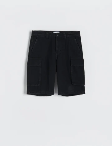 Pantaloni scurti Reserved, negru, 30