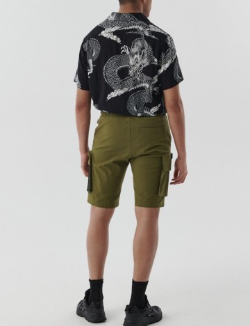Pantaloni scurti CROPP, verde, 38