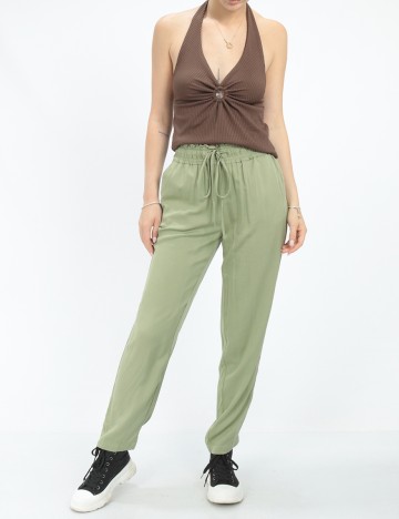 
						Pantaloni Reserved, verde, 34