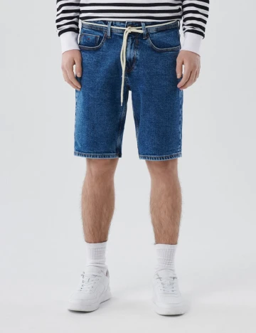 Pantaloni scurti CROPP, albastru, 28