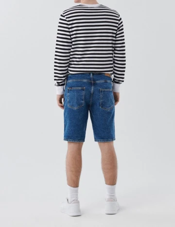 Pantaloni scurti CROPP, albastru, 28