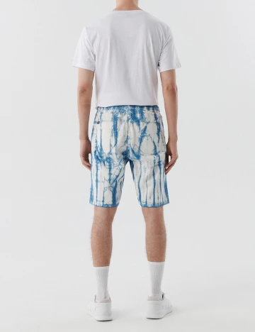 Pantaloni Scurti CROPP, alb/albastru, 38