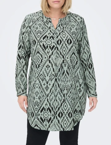 Bluza Only Carmakoma, verde, 46 Verde
