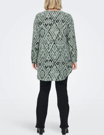 Bluza Only Carmakoma, verde, 46 Verde