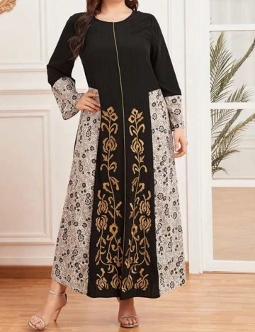 Rochie lunga SHEIN CURVE, negru, 2XL