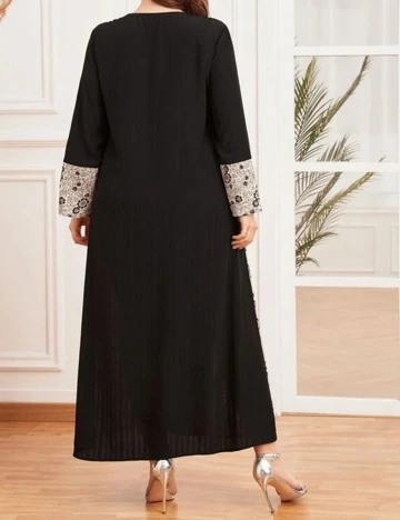 Rochie lunga SHEIN CURVE, negru, 2XL Negru