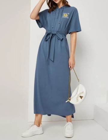 Rochie lunga SHEIN, albastru, XXL