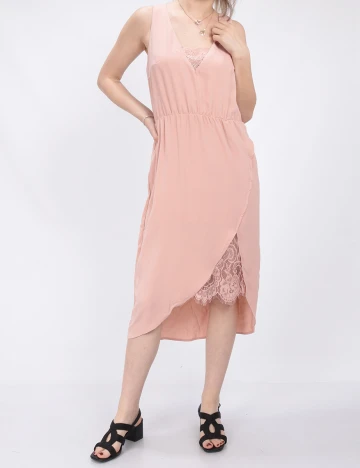 Rochie scurta Vila, roz, 36