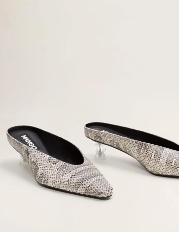 Pantofi Mango, imprimeu sarpe, 38 Animal print