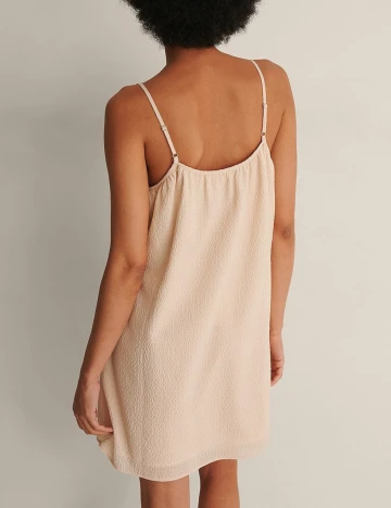 Rochie scurta NA-KD, nude, 42