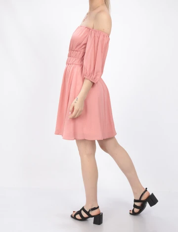 Rochie scurta SHEIN, roz, L