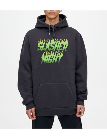 Hanorac Pull&Bear, gri inchis, L