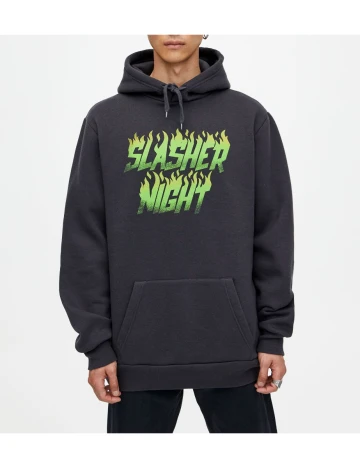 Hanorac Pull&Bear, gri inchis, L