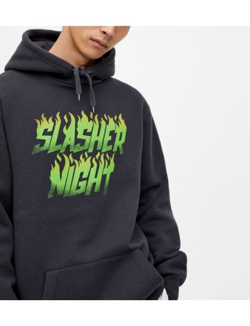 Hanorac Pull&Bear, gri inchis, L
