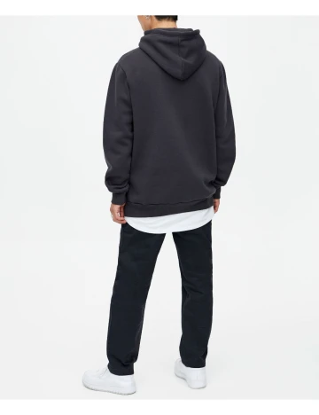 Hanorac Pull&Bear, gri inchis, L