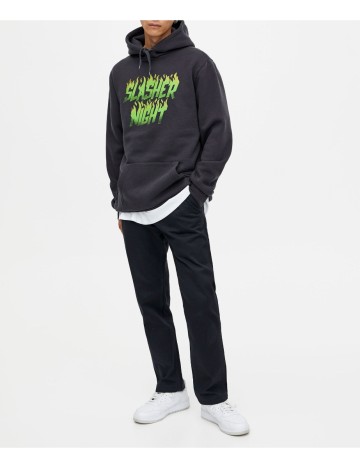 Hanorac Pull&Bear, gri inchis, L