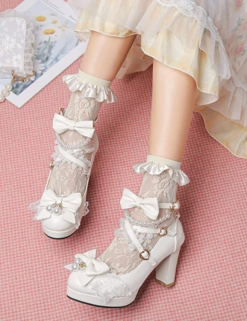 Pantofi SHEIN, alb, 37