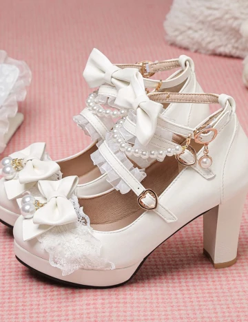 Pantofi SHEIN, alb, 37