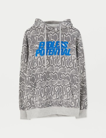 Hanorac Pull&Bear, gri, S