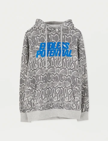 Hanorac Pull&Bear, gri, S