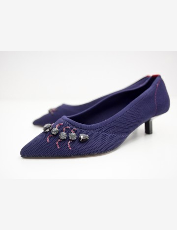 
						Pantofi Stradivarius, albastru inchis