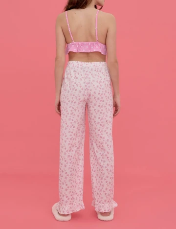 Pantaloni de pijama Vero Moda, floral, L Floral print
