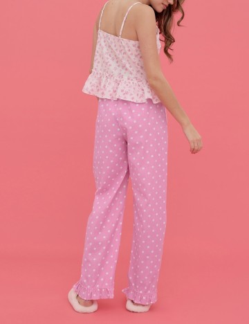 Pantaloni de pijama Vero Moda, roz, XL
