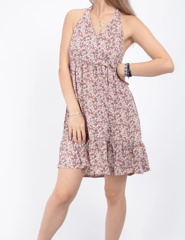 Rochie scurta SHEIN, roz pudra, M