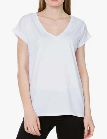 Tricou Vila, alb, L
