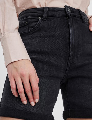 Pantaloni scurti Vero Moda, negru, XS