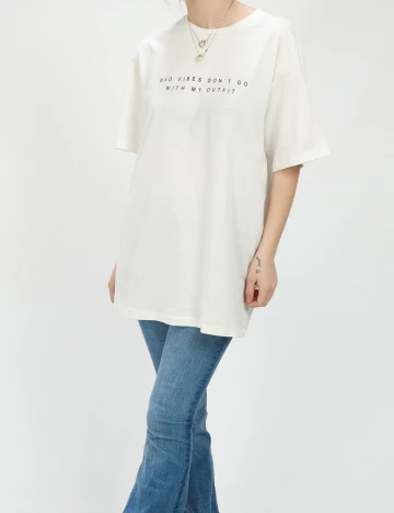 Tricou Vila, alb, M