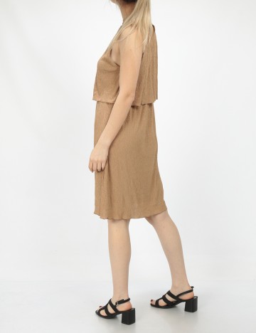 Rochie scurta Vila, maro, M