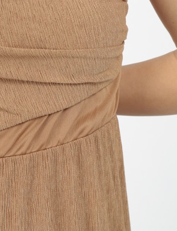 Rochie scurta Vila, maro, M