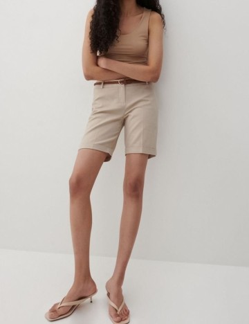 Pantaloni scurti Reserved, maro deschis, 46