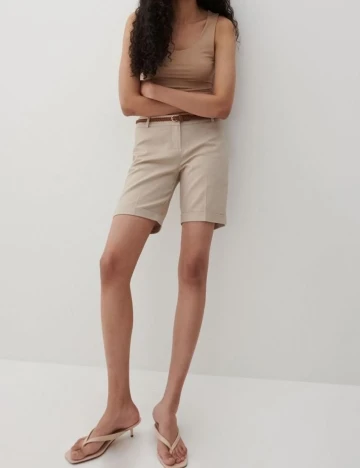 Pantaloni scurti Reserved, maro deschis, 46