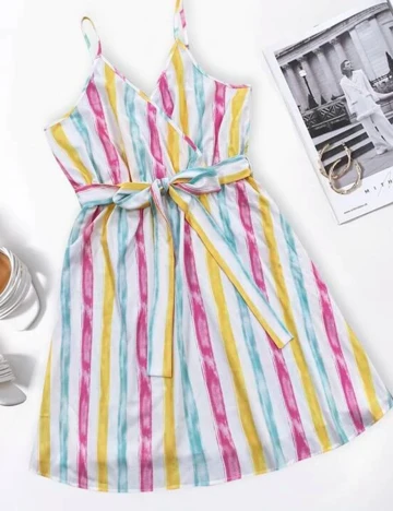 Rochie scurta SHEIN CURVE, mix culori, 1 XL Mix culori