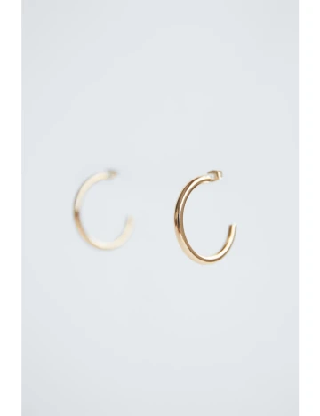 Cercei Zara, auriu, U Galben