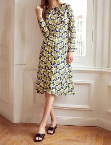 Rochie medie SHEIN, mix culori, S Mix culori