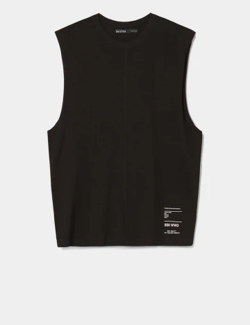 Maiou Bershka, negru, S Negru