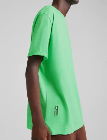 Tricou Bershka, verde, XL Verde