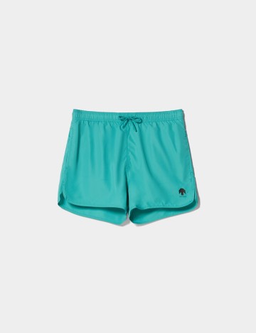 Short de baie Bershka, turcoaz