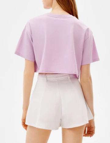 Top Bershka, mov, S