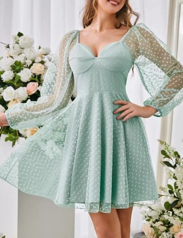 Rochie Scurta SBetro, verde, S